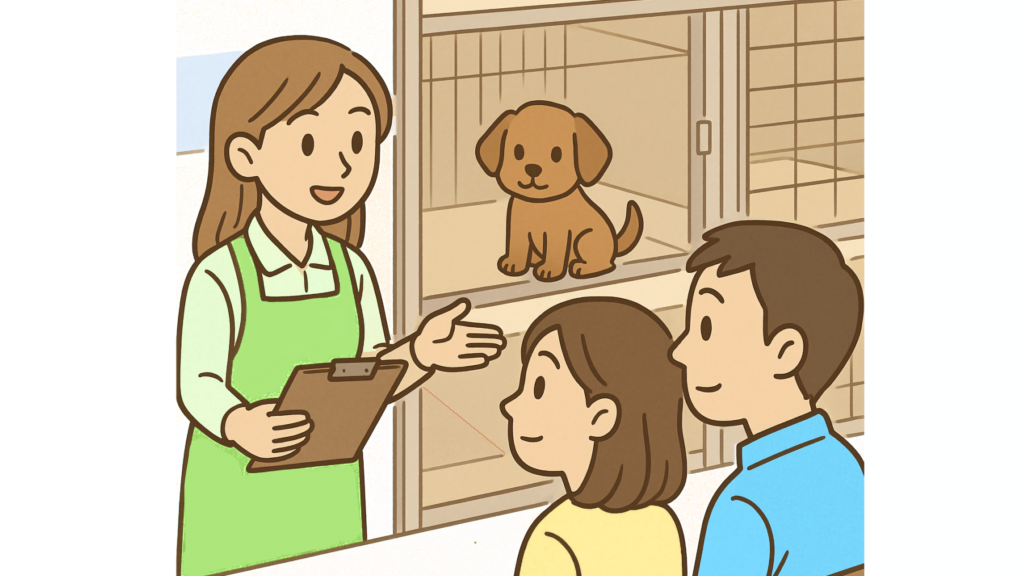 ペット保険を勧められる夫婦